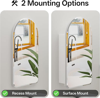 Arched Bathroom Medicine Cabinet