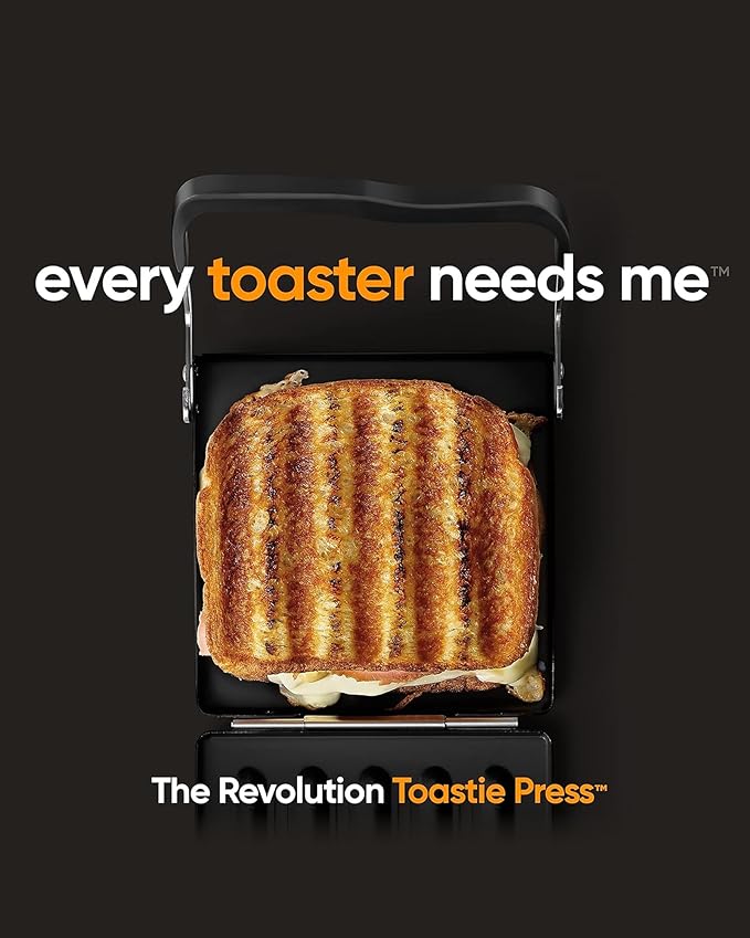 Revolution Toastie Press Conveniently Toast Delicious Grilled Cheeses,