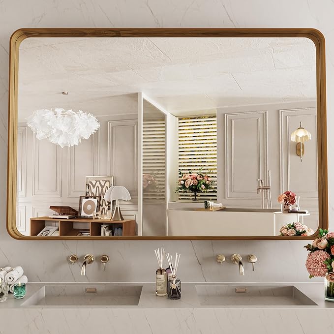 LOAAO 48X30 Inch Bathroom Mirror