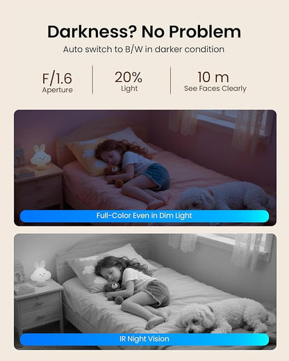 4K 8MP Indoor Security Camera, WiFi Camera