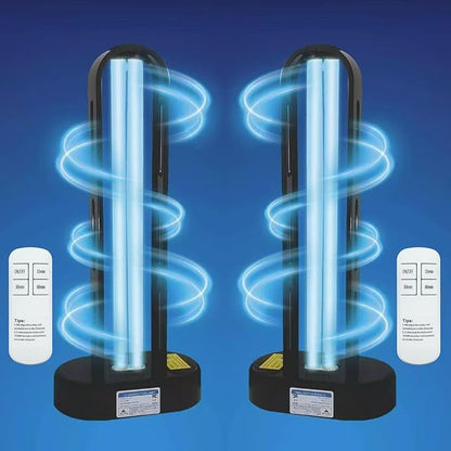 BAIMNOCM UV-C Lamp for Dust Mite 38 Watt 2 Pack, UVC Germicidal Lamp