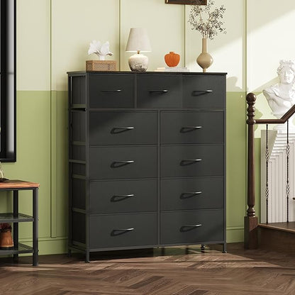 WLIVE Tall Dresser for Bedroom, Fabric Dressers Storage Tower, Dresser & Chest