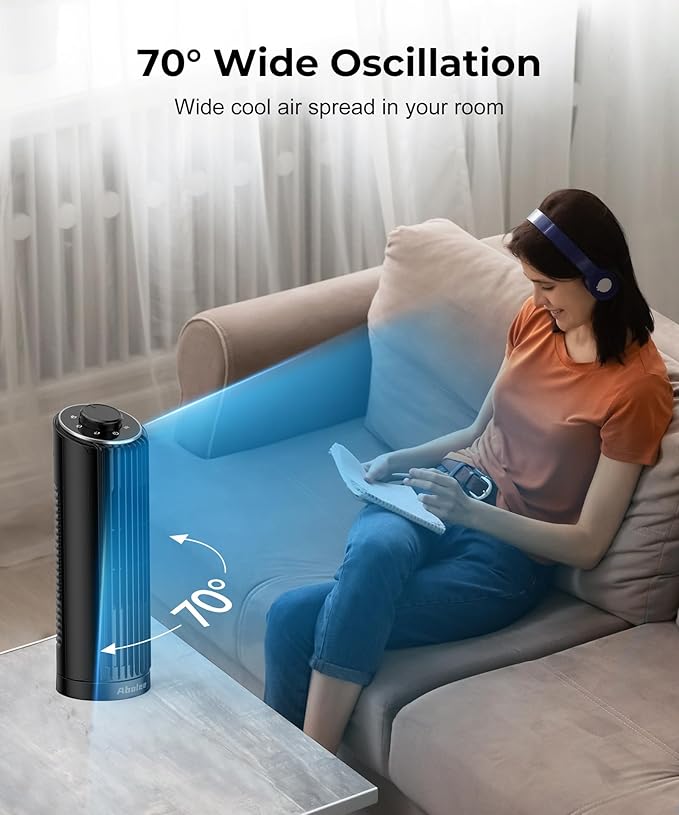 Abolee Tower Fan for Bedroom