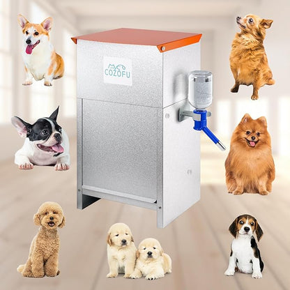 Automatic Gravity-Fed Dog Feeder