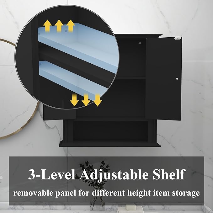 Bathroom Cabinet Wall Mounted| Over The Toilet Storage Cabinet
