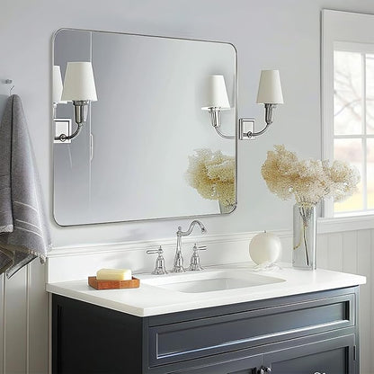 ANDY STAR Brushed Nickel Mirrors