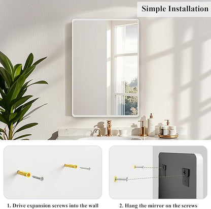 Fabuday Bathroom Mirror 20x30 Inch