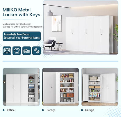 MIIIKO Metal Storage Cabinet