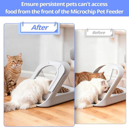 Front Cover for Automatic Microchip Cat Pet Feeder