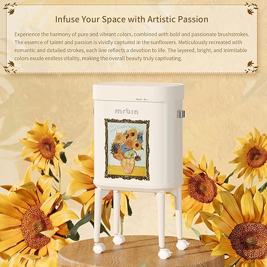MRBIN Metal Motion Sensor Kitchen Trash Can