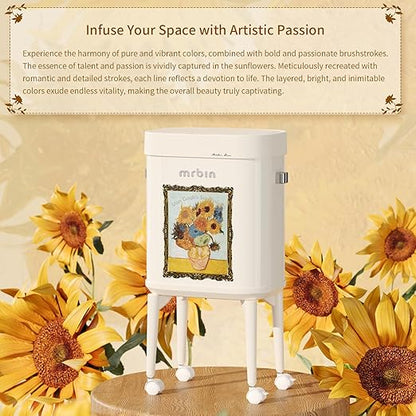 MRBIN Metal Motion Sensor Kitchen Trash Can