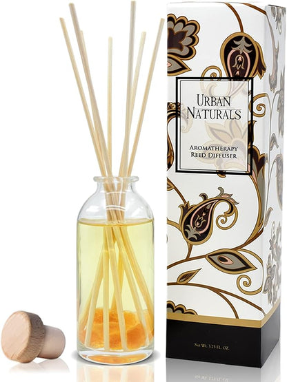 Urban Naturals Sensual Amber Blossoms Reed Diffuser Set | Made