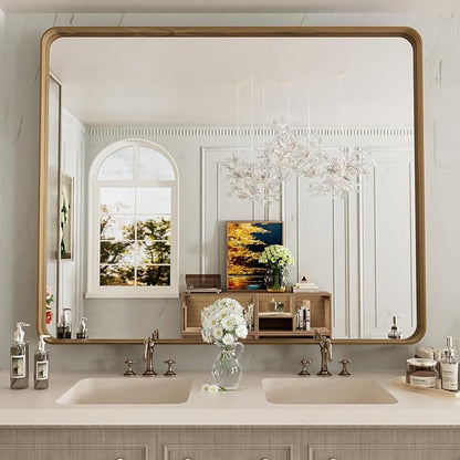 LOAAO 48X40 Inch Bathroom Mirror