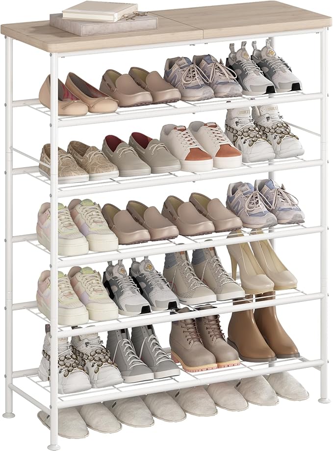 SUOERNUO Shoe Rack Organizer 6 Tier