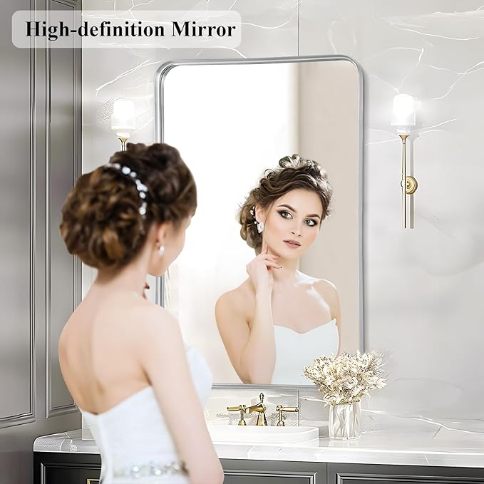 Fabuday Bathroom Wall Mirror Rectangle