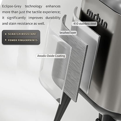 MRBIN Stainless Steel Slim Bathroom Motion Sensor Trash Can