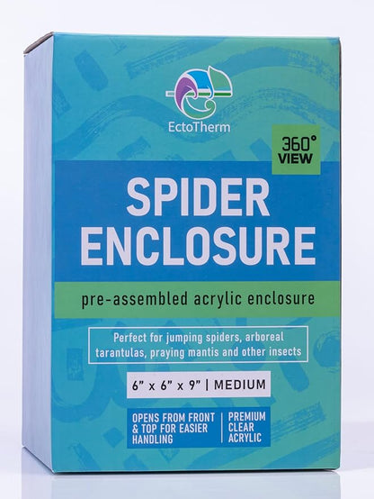 EctoTherm Jumping Spider Enclosure - for Habitat, Terrarium Kit and Arboreal Tarantula Enclosure