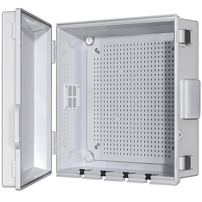 Electrical Junction Box, Ventilated Design, Cable Grommets, Indoor/Outdoor Use