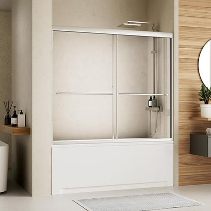 Royal Guard 56-60" W x 58" H Semi-Frameless Sliding Shower Door