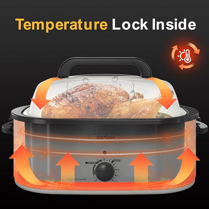Sunvivi Roaster Oven, Electric Roaster Oven