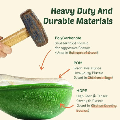 Avocado Non-Spill Treat Dispensing Wobble Toys for Dogs