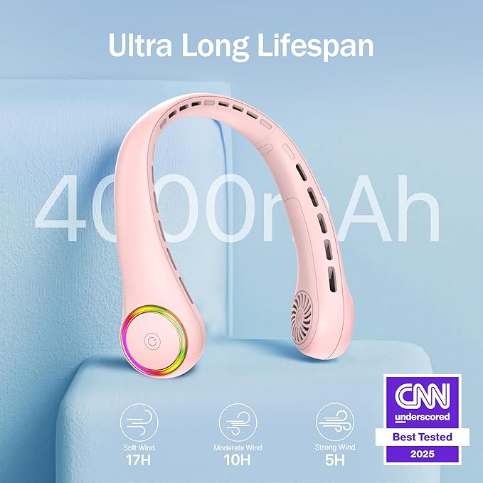 GULAKI Portable Neck Fan, Personal Fan