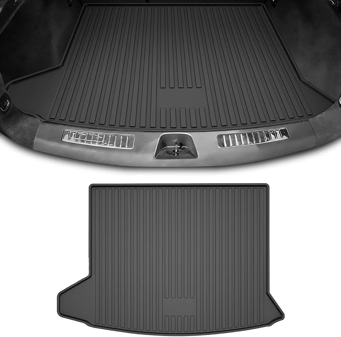 2025 XT4 Cargo Liner | Custom Fit Trunk Mat for 2019-2025 Cadillac XT4, All Weather Rear Cargo Mat 3D Waterproof Durable Odorless Trunk Liners for 2025 XT4 Cargo mat, Black