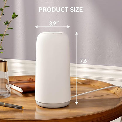 Touch Bedside Table Lamp, [Sleek Design & RGB Mode] 3 Way Dimmable Small Lamp for Bedroom, LED Lamp with Warm White Lights, Multi-Color Smart Nightstand Lamp for for Living Room Home Gifts