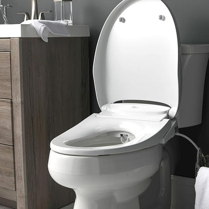 Bio Bidet DLS Premium Heated Bidet Seat, Warm Water & Air Dryer, Auto Open and
