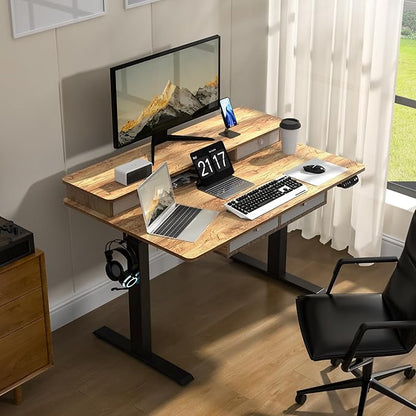 48 * 30 Inches Electric Standing Widened Desk Adjustable Height