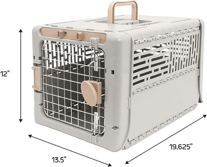 SportPet Designs Collapsible Pet Kennel, 19" X-Small (Tan)