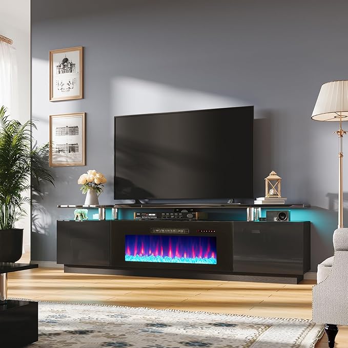 AMERLIFE Fireplace TV Stand