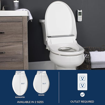 Bio Bidet BB2000 Electric Bidet Toilet Seat, Warm Water