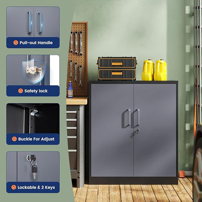 Yizosh Metal Garage Storage Cabinet