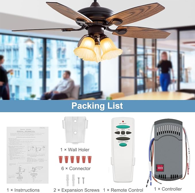 Hampton Bay Ceiling Fan Remote Control Kit,