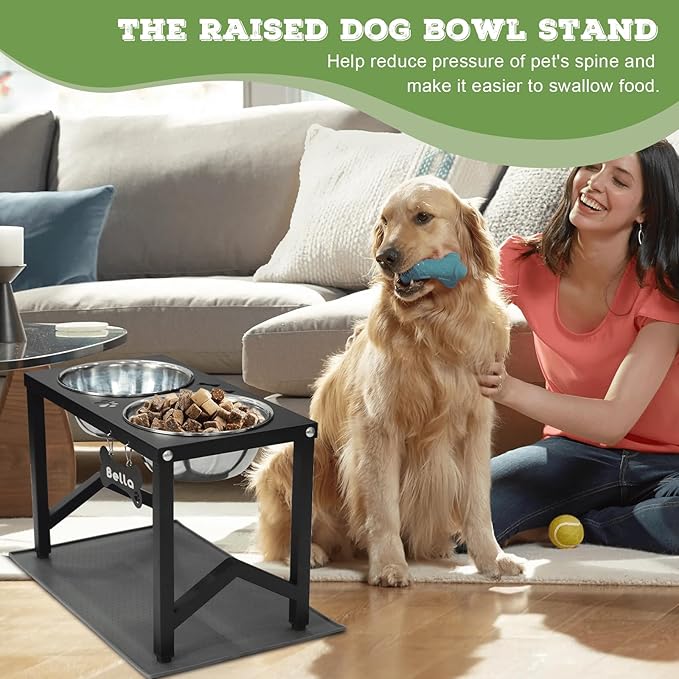 Elevated Dog Bowls, Metal Raised Dog Bowl Stand