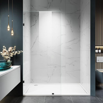 Shower Glass Panel, 28.5" W x 78.75" H Fixed Shower Screen Panel
