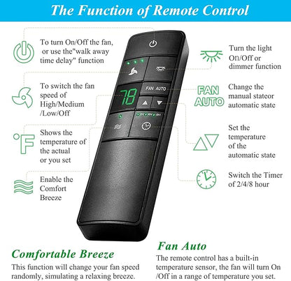 Thermostatic Ceiling Fan Remote Control Replacement