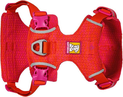 Ruffwear, Front Range Flex Dog Harness, Engineered Knit Construction for Ultimate Fit and Mobility, Lightweight Flexible Everyday Harness with Dual Leash Clips, Rose Violet, Medium