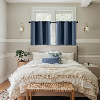 MIULEE Short Curtains for Windows