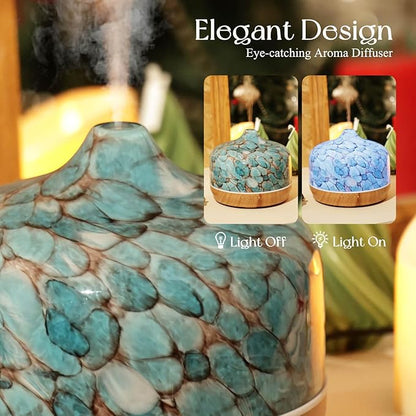 Porseme 500ml Essential Oil Diffuser, Aroma Ultrasonic Humidifier