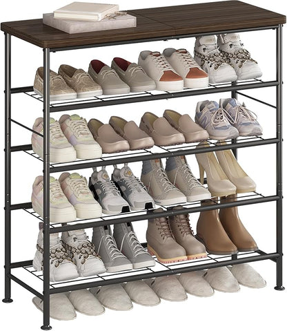 SUOERNUO Shoe Rack Organizer 5 Tier