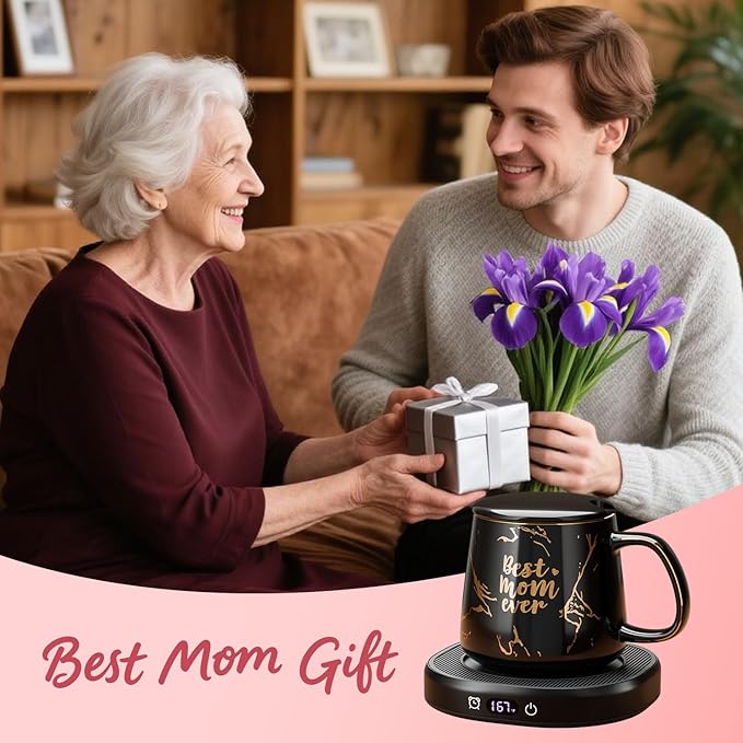 Coffee Mug Warmer, Best MOM Ever Mug