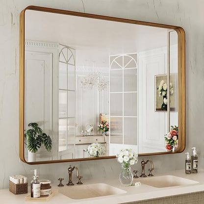 LOAAO 48X36 Inch Bathroom Mirror