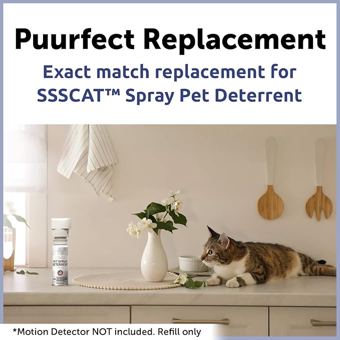 Berkland Refill for PetSafe SSSCat Motion Sensor Device – Gentle Pet Training