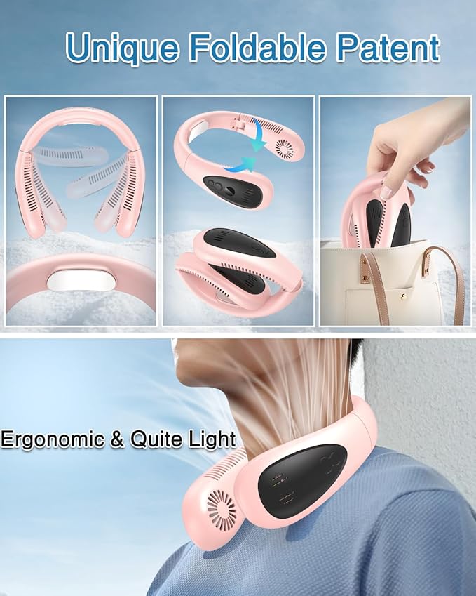 GAITIR Neck Air Conditioner, Portable Neck Fan