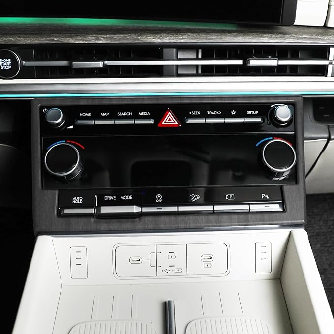 YOUTOOCAR Climate Control Panel Trim Frame Cover Compatible