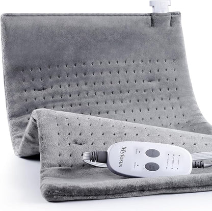 Massaging Weighted Heating Pad for Back Pain Relief, Heating Pads for Neck