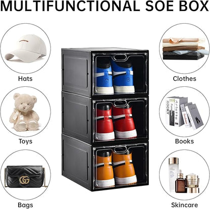 12 Pack Large Shoe Storage Box, Shoe Containers