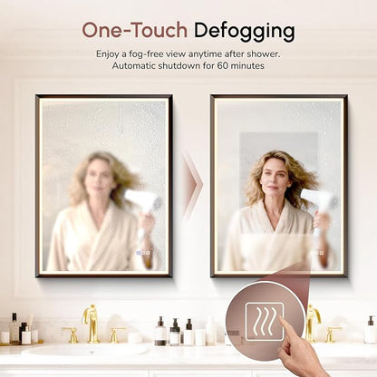 USHOWER 22X30 LED Bathroom Mirror